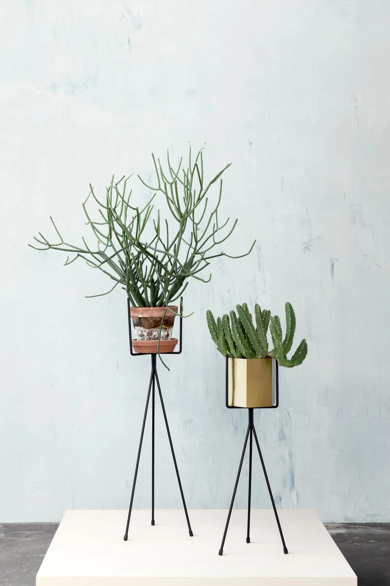 Ferm LIVING Plant Stand Kukkateline, Iso, Musta 5 Ferm LIVING Plant Stand Kukkateline, Iso, Musta - Image 5