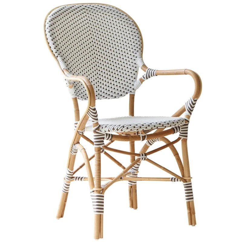 Sika-Design Isabell Tuoli Käsinojilla, Valkoinen 1 Sika-Design Isabell Tuoli Käsinojilla, Valkoinen