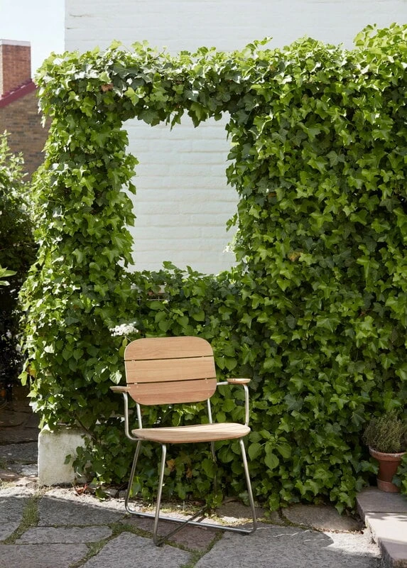 Skagerak Lilium Tuoli Käsinojilla, Tiikki - Ruostumaton Teräs 3 Skagerak Lilium Tuoli Käsinojilla, Tiikki - Ruostumaton Teräs - Image 3