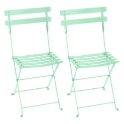 Fermob Bistro Metal Tuoli, 2 Kpl, Opaline Green