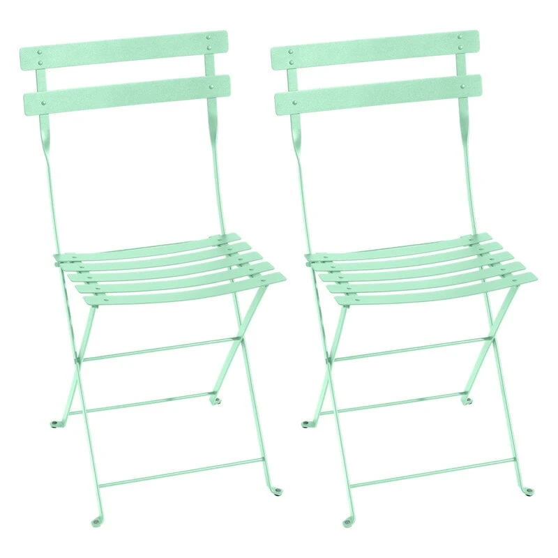Fermob Bistro Metal Tuoli, 2 Kpl, Opaline Green 1 Fermob Bistro Metal Tuoli, 2 Kpl, Opaline Green