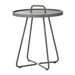 Cane-line On-the-move Pöytä, Pieni, Vaaleanharmaa