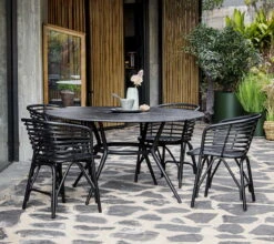 Cane-line Blend Tuoli, Tummanharmaa -Puutarha Unelma 3549AL 50202AL 57430AL P100X50COB P144COB W3549T 2