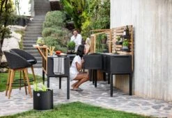 Cane-line Grow Ruukku, Pieni, Tummanharmaa 7 Cane-line Grow Ruukku, Pieni, Tummanharmaa -Puutarha Unelma 3550AL P3550ST BAR3550T 5455RODGT 5771ALI 1