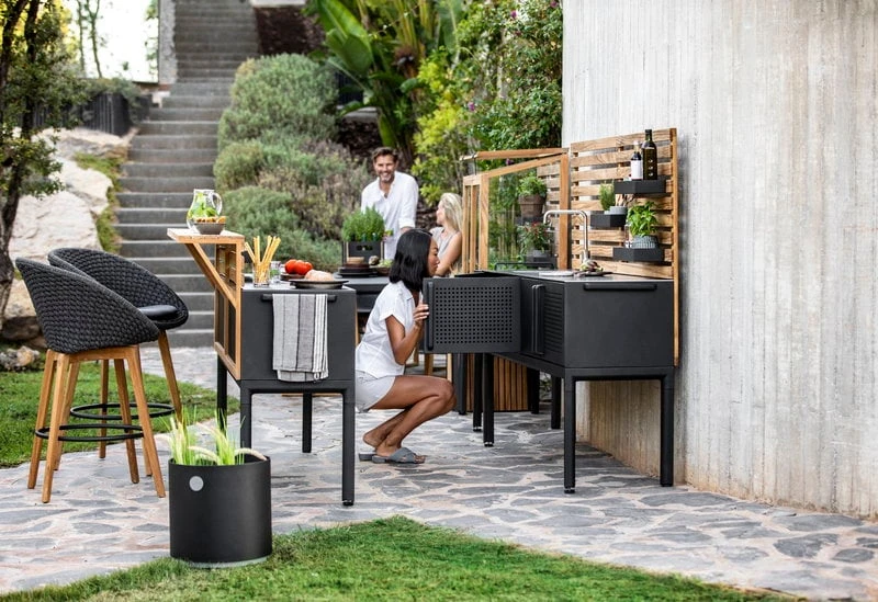 Cane-line Grow Ruukku, Pieni, Tummanharmaa 3 Cane-line Grow Ruukku, Pieni, Tummanharmaa - Image 3