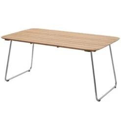 Skagerak Lilium Pöytä 160, Tiikki - Ruostumaton Teräs