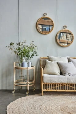 Sika-Design Caroline Sohva, Luonnonvärinen - Valkoinen -Puutarha Unelma 4025U Romeo 3026SU Caroline Ella 1