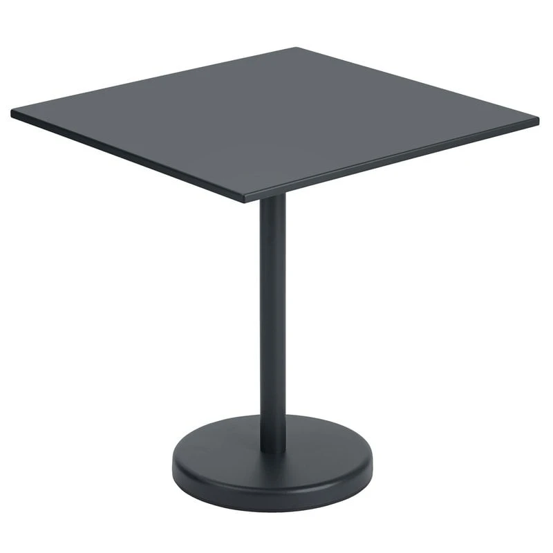 Muuto Linear Steel Café Pöytä, 70 X 70 Cm, Musta 1 Muuto Linear Steel Café Pöytä, 70 X 70 Cm, Musta