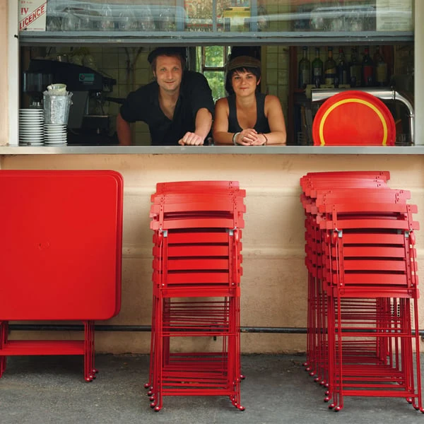 Fermob Bistro Metal Tuoli, Cotton White 2 Fermob Bistro Metal Tuoli, Cotton White - Image 2