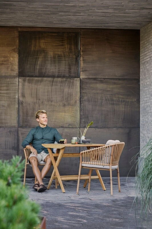 Cane-line Ocean Tuolin Istuinpehmusteet, Vaaleanruskea 4 Cane-line Ocean Tuolin Istuinpehmusteet, Vaaleanruskea - Image 4