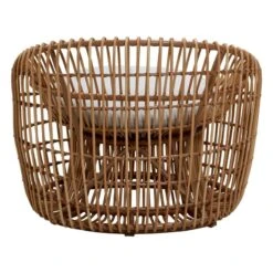 Cane-line Nest Pyöreä Tuoli, Luonnonvärinen - Vaaleanharmaa 8 Cane-line Nest Pyöreä Tuoli, Luonnonvärinen - Vaaleanharmaa -Puutarha Unelma 57422USL 3