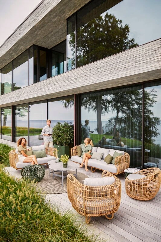 Cane-line Nest 3-istuttava Sohva, Luonnonvärinen - Vaaleanharmaa 6 Cane-line Nest 3-istuttava Sohva, Luonnonvärinen - Vaaleanharmaa - Image 6