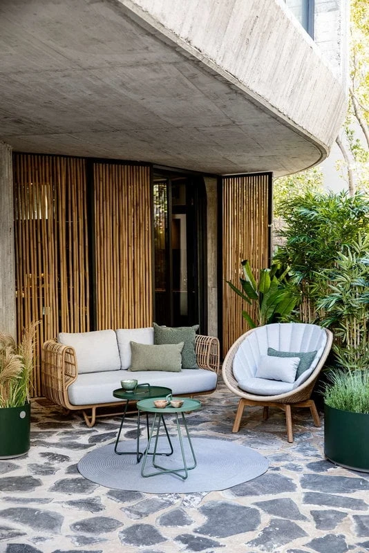 Cane-line Grow Ruukku, Keskikokoinen, Tummanvihreä 3 Cane-line Grow Ruukku, Keskikokoinen, Tummanvihreä - Image 3