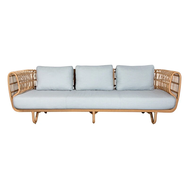 Cane-line Nest 3-istuttava Sohva, Luonnonvärinen - Vaaleanharmaa 4 Cane-line Nest 3-istuttava Sohva, Luonnonvärinen - Vaaleanharmaa - Image 4