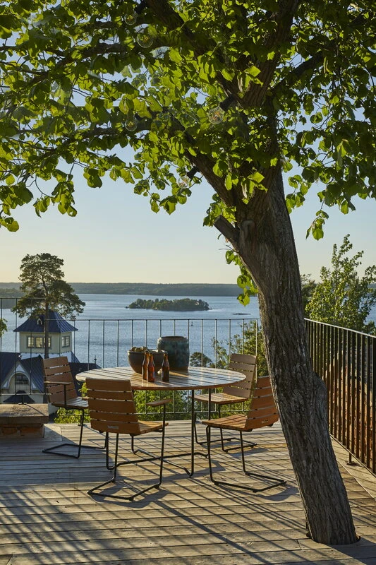 Skargaarden Grinda Tuoli, Tiikki - Musta Teräs 2 Skargaarden Grinda Tuoli, Tiikki - Musta Teräs - Image 2