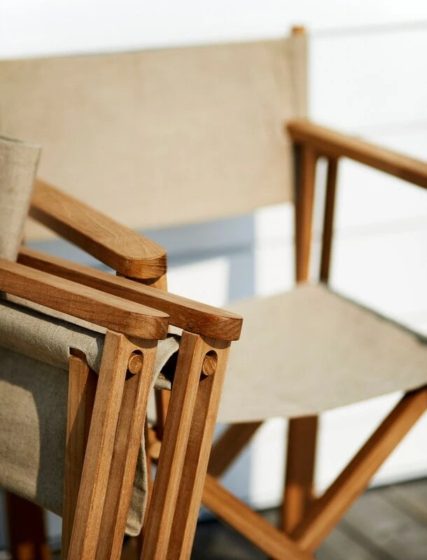 Skargaarden Kryss Nojatuoli, Tiikki - Tummanharmaa Sunbrella Heritage 2 Skargaarden Kryss Nojatuoli, Tiikki - Tummanharmaa Sunbrella Heritage - Image 2