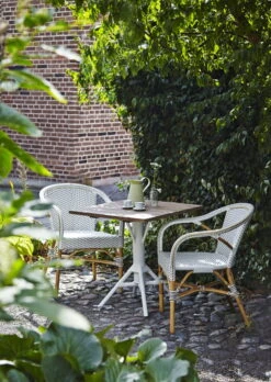 Sika-Design Madeleine Tuoli Käsinojilla, Valkoinen -Puutarha Unelma 9187 Madeleine white Nicole