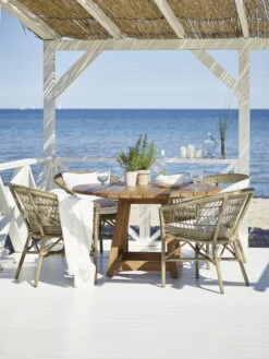 Sika-Design Emma Tuoli, Harmaa - Valkoinen -Puutarha Unelma 9197T Emma George120 beach hf