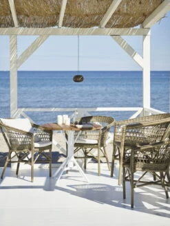 Sika-Design Emma Tuoli, Harmaa - Valkoinen -Puutarha Unelma 9197T Emma Nicole beach hf