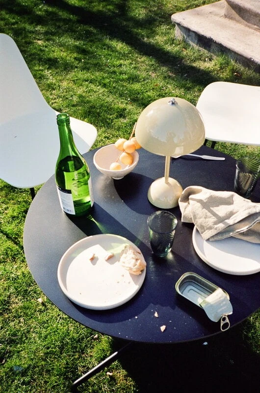 &Tradition Rely Outdoor HW70 Tuoli, Musta - Valkoinen 4 &Tradition Rely Outdoor HW70 Tuoli, Musta - Valkoinen - Image 4