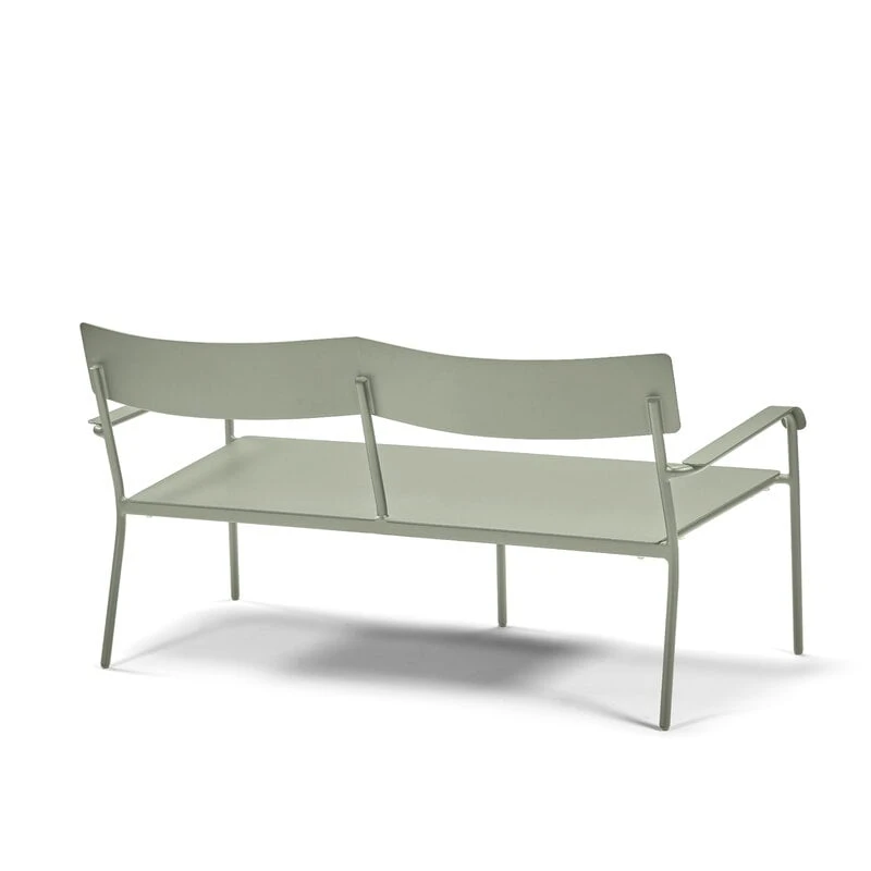 Serax August 2-istuttava Penkki Selkänojalla, Vihreä 4 Serax August 2-istuttava Penkki Selkänojalla, Vihreä - Image 4