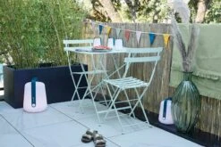 Fermob Bistro Metal Tuoli, Ice Mint -Puutarha Unelma BISTRO MENTHE GLACIALE BALAD UCHAUX BCJ2022 SEBASTIEN EROME