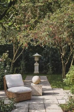 GUBI Bohemian 72 Nojatuoli, Rottinki - Diagonal Boucle 007 -Puutarha Unelma Bohemian72 3