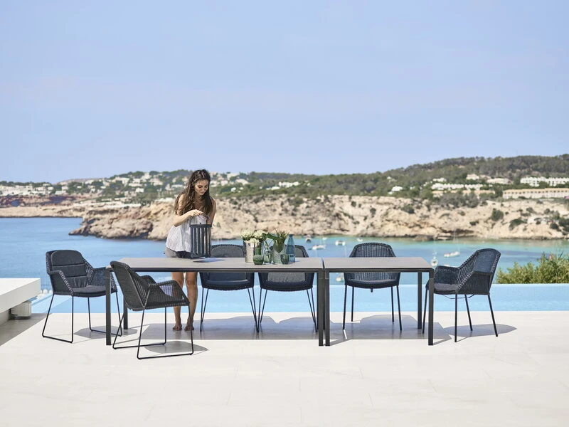 Cane-line Breeze Istuintyyny Pinottavaan Tuoliin, Musta 6 Cane-line Breeze Istuintyyny Pinottavaan Tuoliin, Musta - Image 6