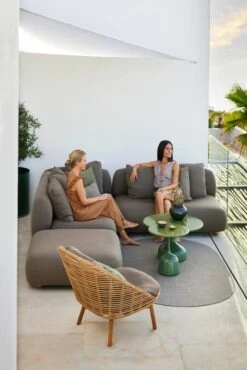 Cane-line Capture 2-istuttava Sohva, Taupe -Puutarha Unelma Capture lounge Hive lounge chair 1