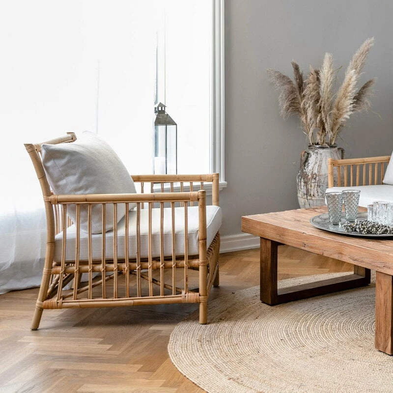 Sika-Design Caroline Nojatuoli, Luonnonvärinen - Valkoinen 4 Sika-Design Caroline Nojatuoli, Luonnonvärinen - Valkoinen - Image 4