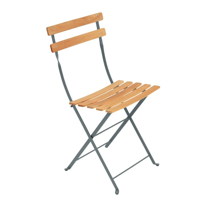 Fermob Bistro Naturel Tuoli, 2 Kpl, Antrasiitti 1 Fermob Bistro Naturel Tuoli, 2 Kpl, Antrasiitti