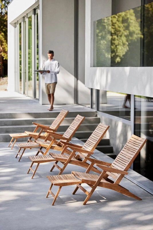 Cane-line Flip Kansituoli, Tiikki 4 Cane-line Flip Kansituoli, Tiikki - Image 4