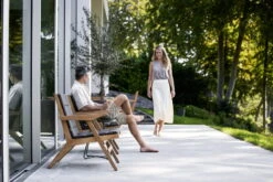 Cane-line Flip Nojatuoli, Tiikki -Puutarha Unelma Flip lounge chair 2