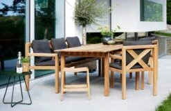 Cane-line Flip Jakkara, Tiikki -Puutarha Unelma Grace bench grace chair grace table 3