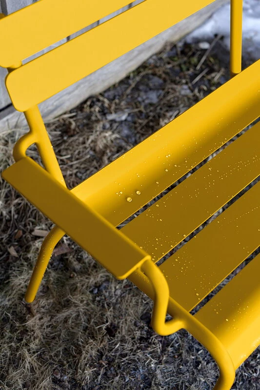 Fermob Luxembourg 2-istuttava Penkki, Liquorice 3 Fermob Luxembourg 2-istuttava Penkki, Liquorice - Image 3