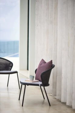 Cane-line Lean Tuolin Istuintyyny, Harmaa 8 Cane-line Lean Tuolin Istuintyyny, Harmaa -Puutarha Unelma Lean lounge chair