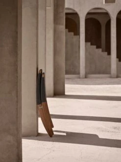 Carl Hansen & Søn MG501 Cuba Outdoor Tuoli, Tiikki - Charcoal 1402 -Puutarha Unelma MG501 teak oil anthracite folded