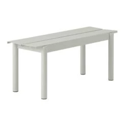 Muuto Linear Steel Penkki, 110 Cm, Harmaa