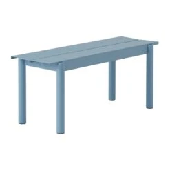 Muuto Linear Steel Penkki, 110 Cm, Vaaleansininen