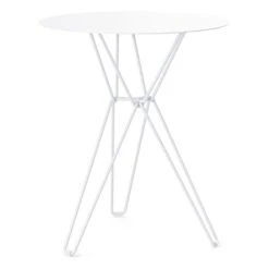 Massproductions Tio Pöytä, 60 Cm, Korkea, Valkoinen -Puutarha Unelma Massproductions TioTable72x60 white 3