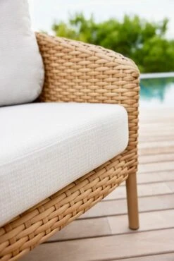 Cane-line Ocean 2-istuttava Sohva, Iso, Luonnonvärinen - Vaaleanharmaa -Puutarha Unelma Ocean large lounge 6