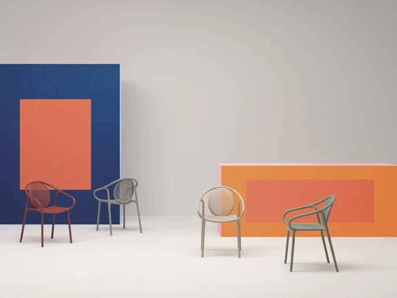 Pedrali Remind 3735r Käsinojallinen Tuoli, Kierrätysmuovi, Harmaa 5 Pedrali Remind 3735r Käsinojallinen Tuoli, Kierrätysmuovi, Harmaa - Image 5