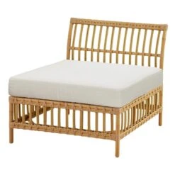 Sika-Design Maggie Exterior Keskimoduuli, Luonnonvärinen - Valkoinen Tyyny