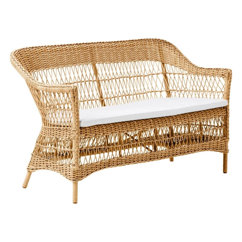 Sika-Design Charlot 2-istuttava Sohva, Luonnonvärinen - Valkoinen 1 Sika-Design Charlot 2-istuttava Sohva, Luonnonvärinen - Valkoinen