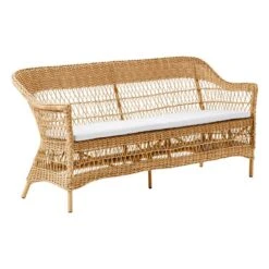 Sika-Design Charlot 3-istuttava Sohva, Luonnonvärinen - Valkoinen