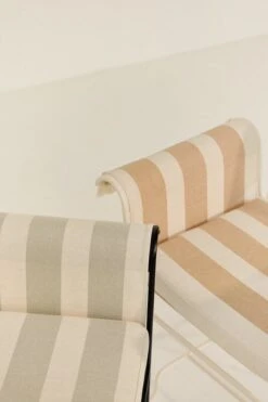 GUBI Tropique Tuoli, Musta - Leslie Stripe 40 -Puutarha Unelma Tropique 8 1