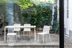 Valerie_objects Aligned Ruokapöytä, 170 X 85 Cm, Luonnonvalkoinen -Puutarha Unelma VO21 MAARTENBAAS ALIGNED OUTDOOR 6