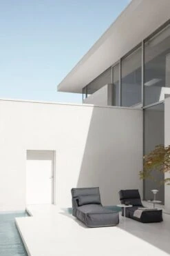 Blomus Stay Lounger Lepotuoli, L, Coal -Puutarha Unelma blomus 4899 STAY ANI LAMP RO FLOW RIVA