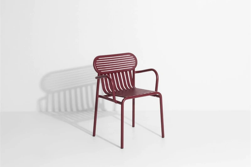 Petite Friture Week-end Käsinojallinen Tuoli, Burgundinpunainen 2 Petite Friture Week-end Käsinojallinen Tuoli, Burgundinpunainen - Image 2