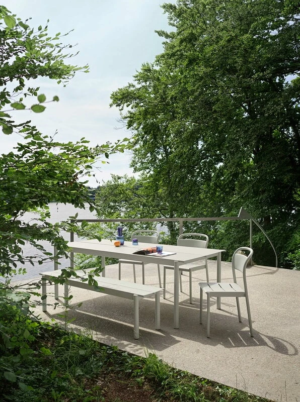 Muuto Linear Steel Pöytä, 200 X 75 Cm, Harmaa 5 Muuto Linear Steel Pöytä, 200 X 75 Cm, Harmaa - Image 5